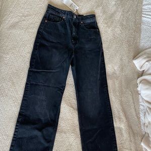 Zara Wide Leg Full Length Jeans